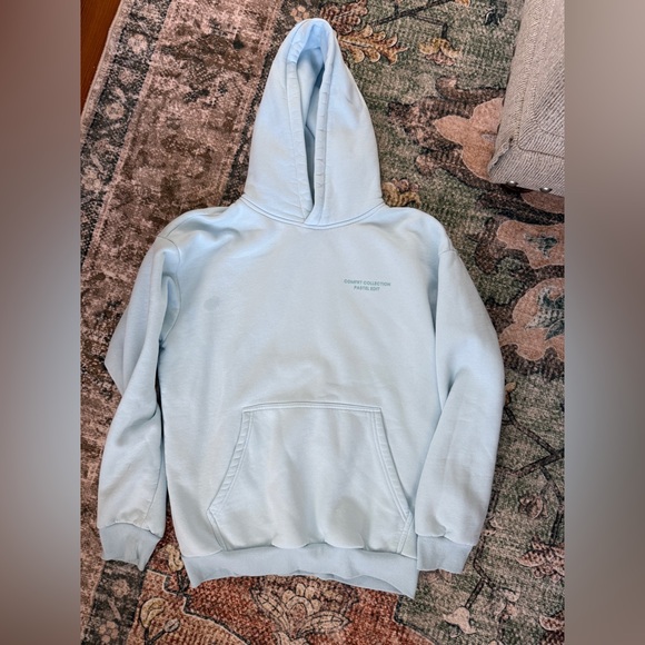 Comfrt Tops - Comfrt Pastel Blue Hoodie Size M Oversized Cozy Athleisure Sweatshirt